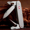 Нож Victorinox Pioneer Alox, 93мм, 8 функций (серебристый)